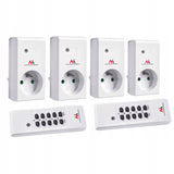 Tomadas sem fio MCE153 4 unid. 3600W + 2 controles + baterias para os controles