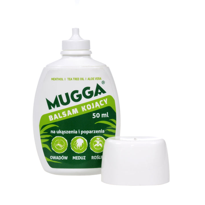 Mugga spray 9,5% 75ml para mosquitos carrapatos + Loção calmante 50ml