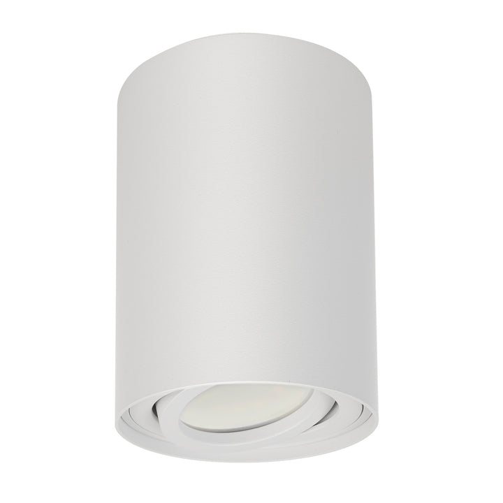 3x Maclean Round Plafond Blanco MCE422 + 3x Bombilla LED GU10 5W 4000K