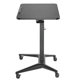 Mesa para portátil Maclean MC-453B, ajuste pneumático em altura, 80 x 52 cm, 8 kg máx., 109 cm de altura, preta