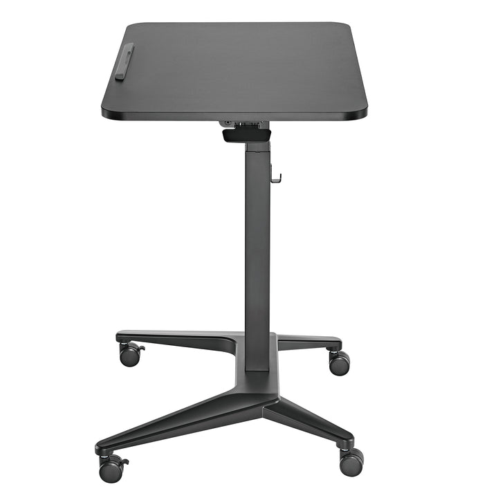 Mesa para portátil Maclean MC-453B, ajuste pneumático em altura, 80 x 52 cm, 8 kg máx., 109 cm de altura, preta