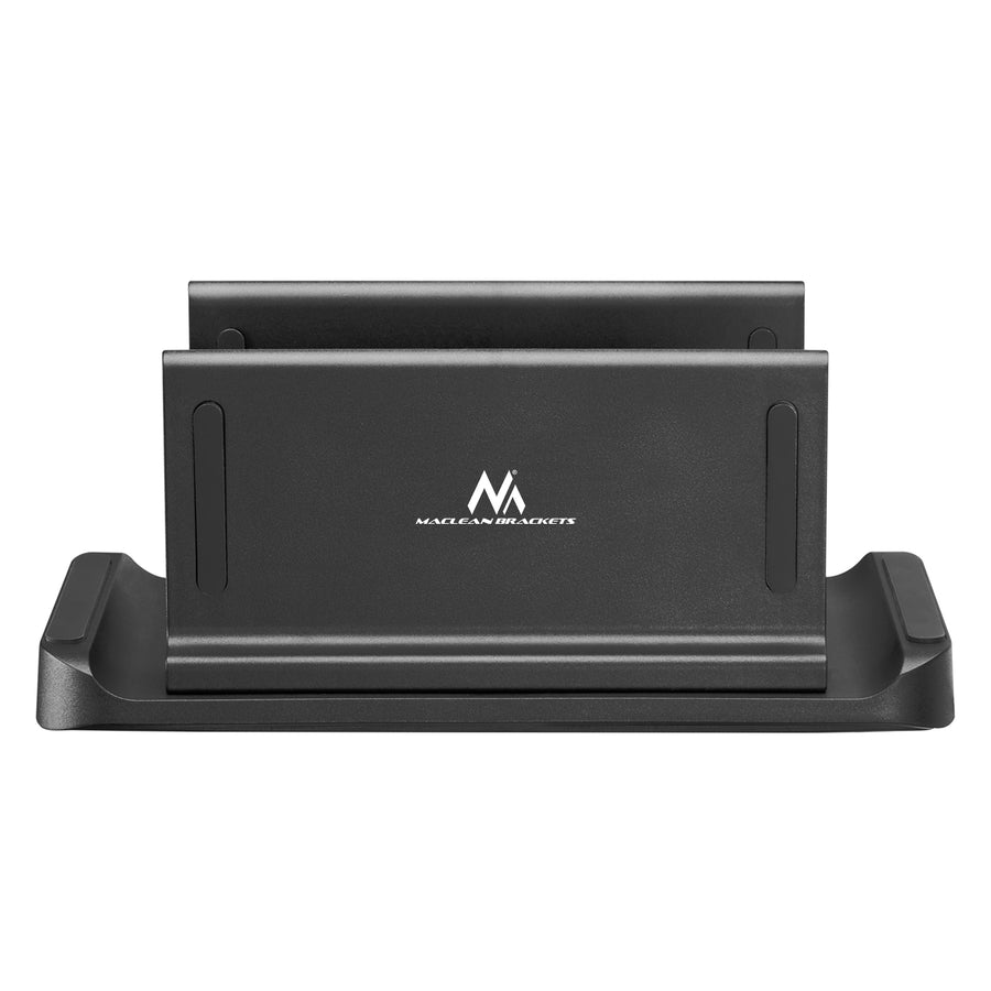 Suporte ajustável para terminal de PC/cliente fino Maclean MC-454, compatível com montagens VESA, independente, preto