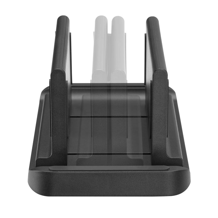 Suporte ajustável para terminal de PC/cliente fino Maclean MC-454, compatível com montagens VESA, independente, preto