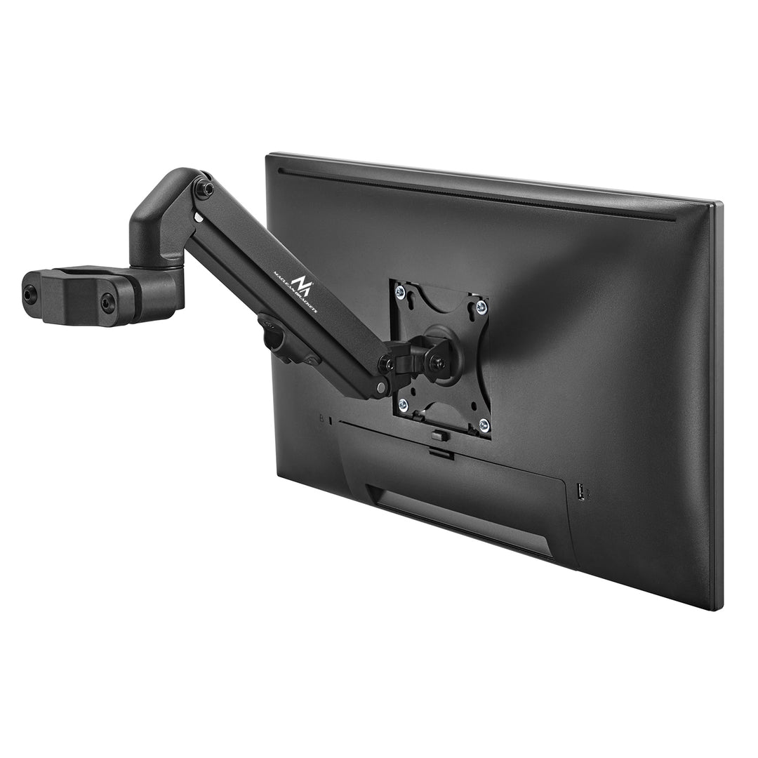 Suporte de monitor Maclean MC-459 para poste/tubo de 28-60 mm, 17-27'', 7 kg máx.
