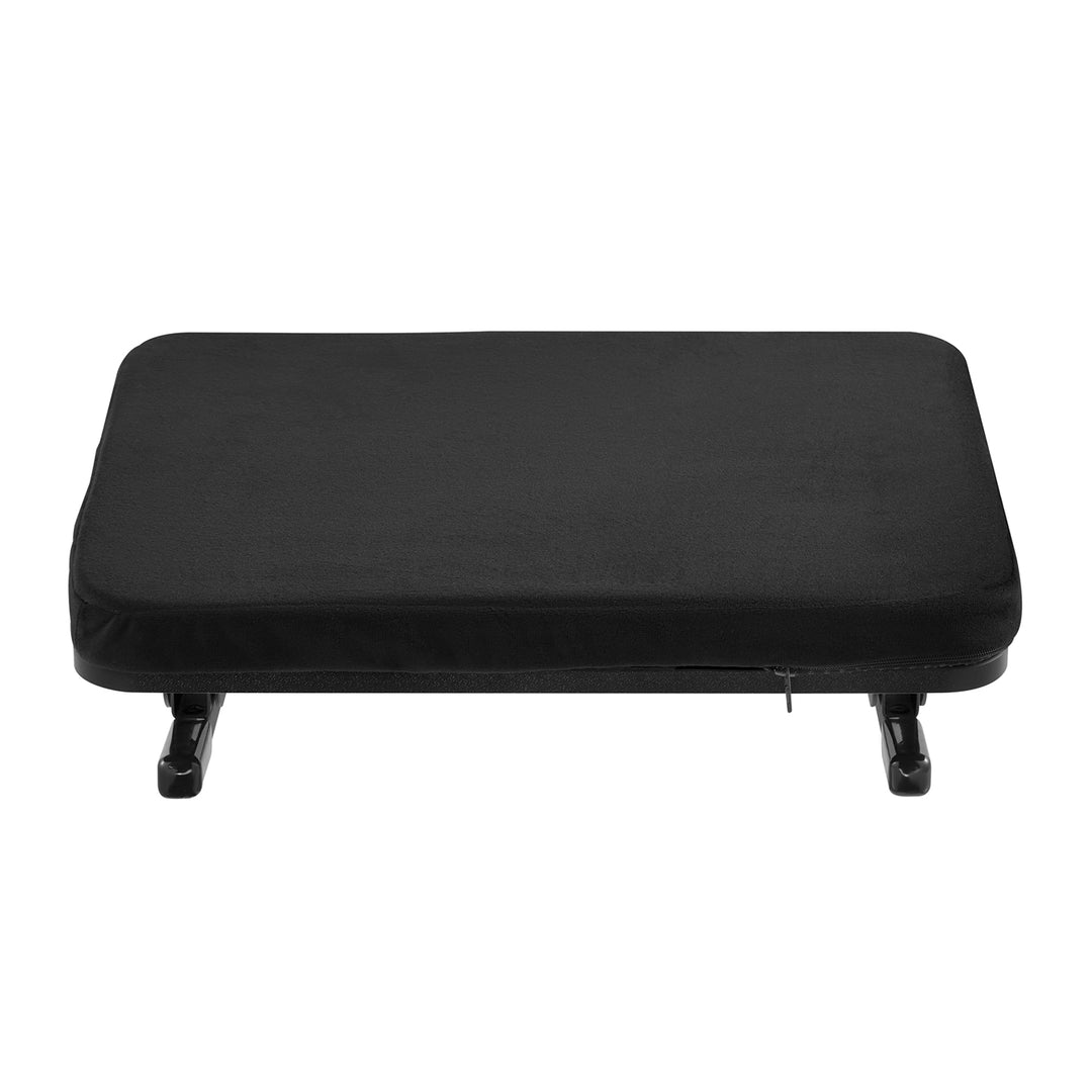 Apoio ergonómico para os pés Maclean MC-460, apoio para as pernas, ângulo infinitamente ajustável, almofada removível