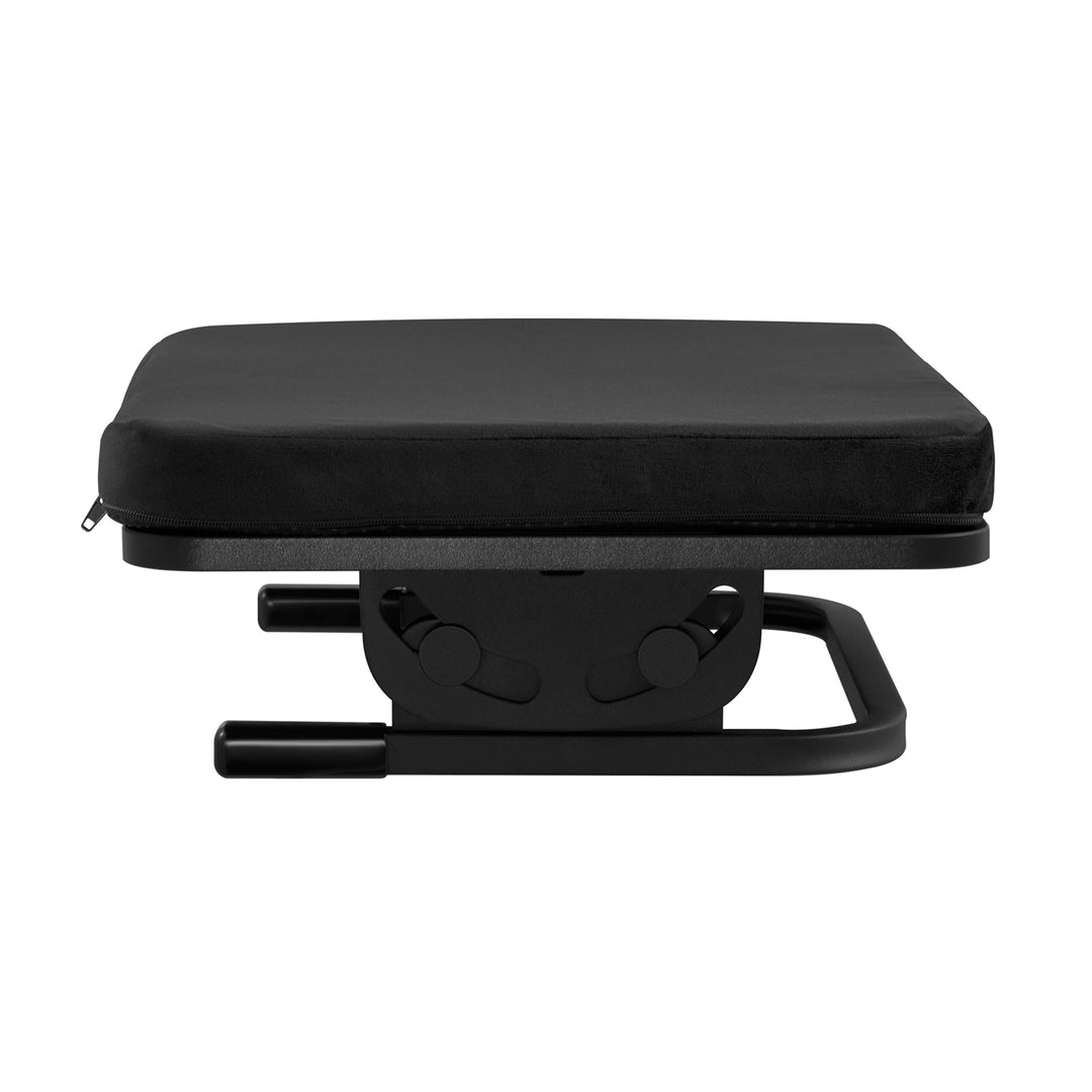 Apoio ergonómico para os pés Maclean MC-460, apoio para as pernas, ângulo infinitamente ajustável, almofada removível