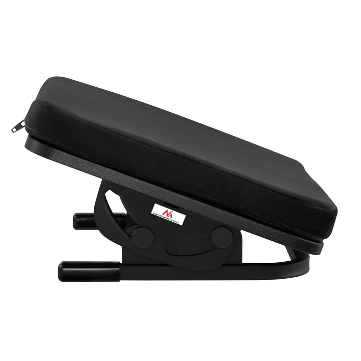 Apoio ergonómico para os pés Maclean MC-460, apoio para as pernas, ângulo infinitamente ajustável, almofada removível