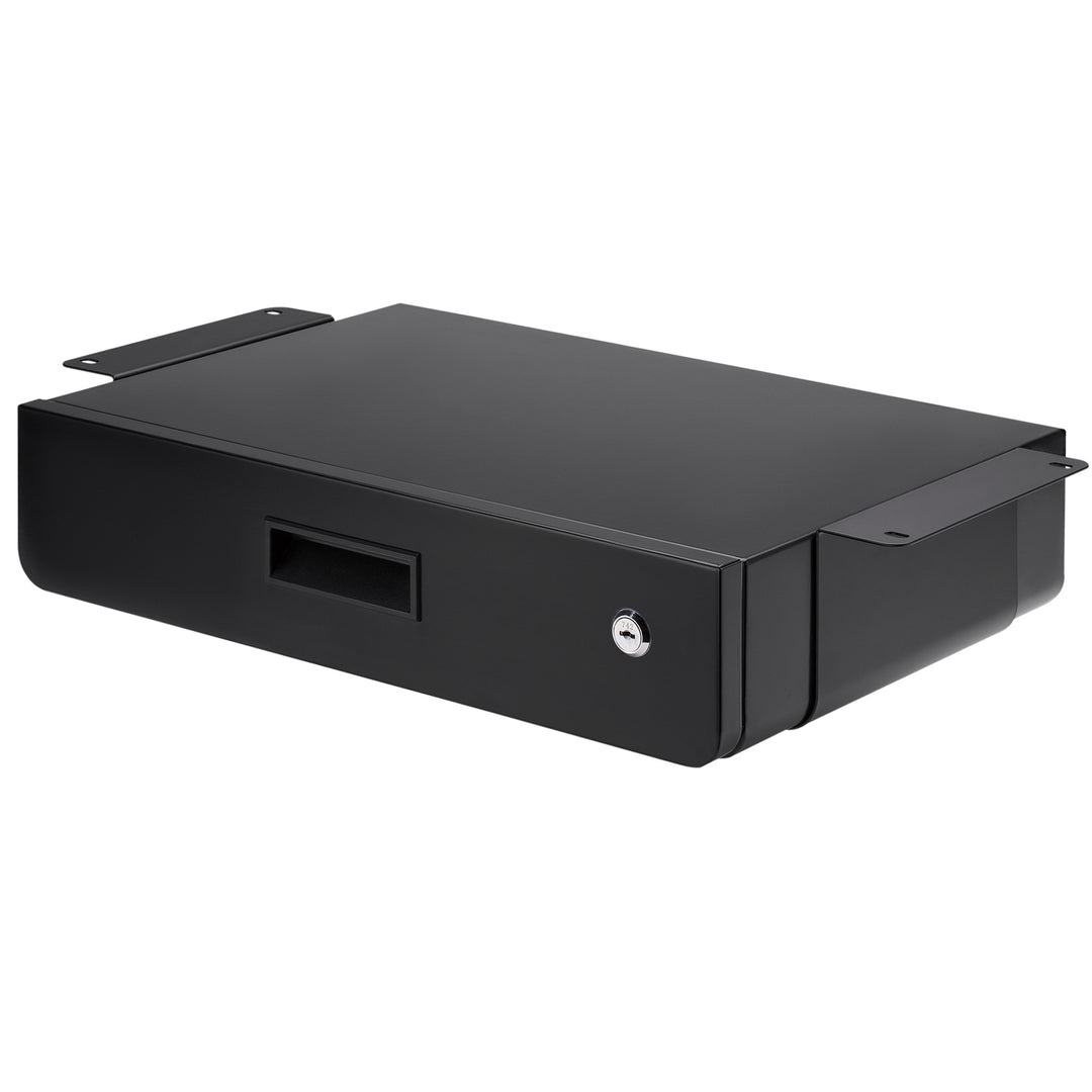 Organizador de gavetas ergonómico com fecho para secretária Maclean MC-461, preto, máx. 5 kg
