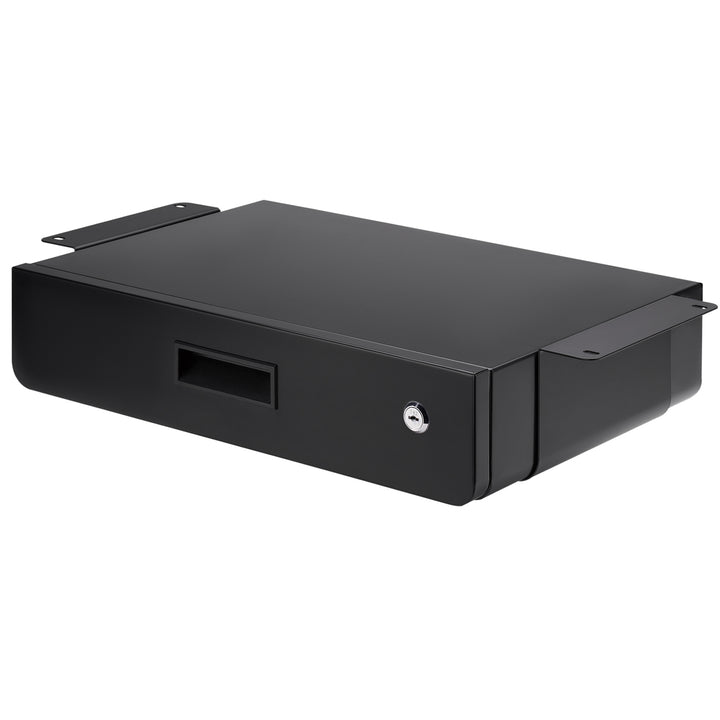 Organizador de gavetas ergonómico com fecho para secretária Maclean MC-461, preto, máx. 5 kg