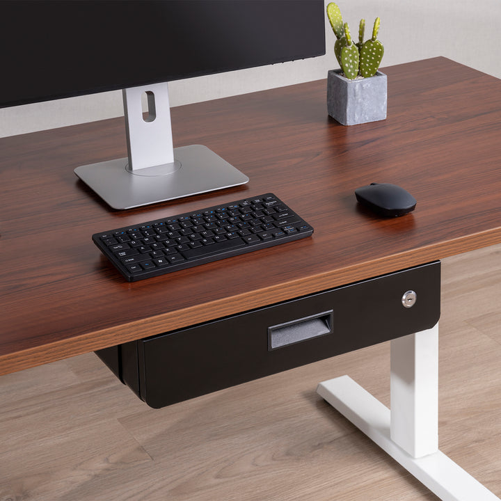 Organizador de gavetas ergonómico com fecho para secretária Maclean MC-461, preto, máx. 5 kg
