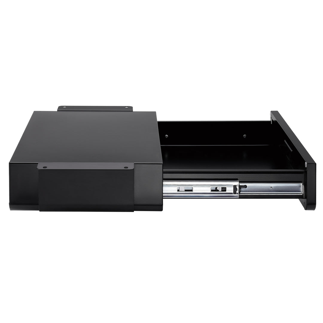 Organizador de gavetas ergonómico com fecho para secretária Maclean MC-461, preto, máx. 5 kg