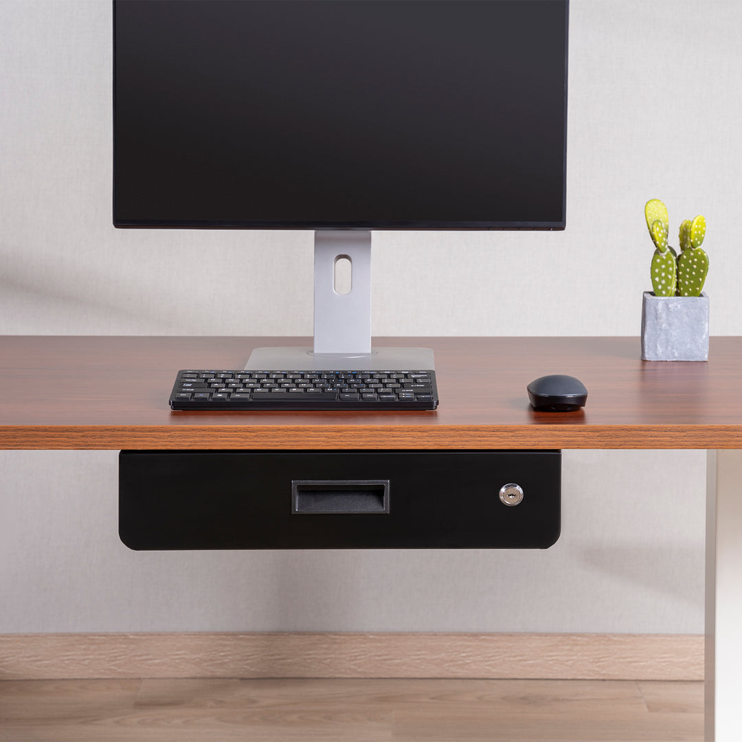 Organizador de gavetas ergonómico com fecho para secretária Maclean MC-461, preto, máx. 5 kg