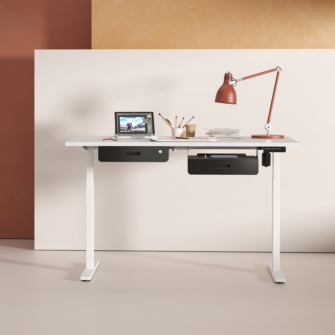 Organizador de gavetas ergonómico com fecho para secretária Maclean MC-461, preto, máx. 5 kg