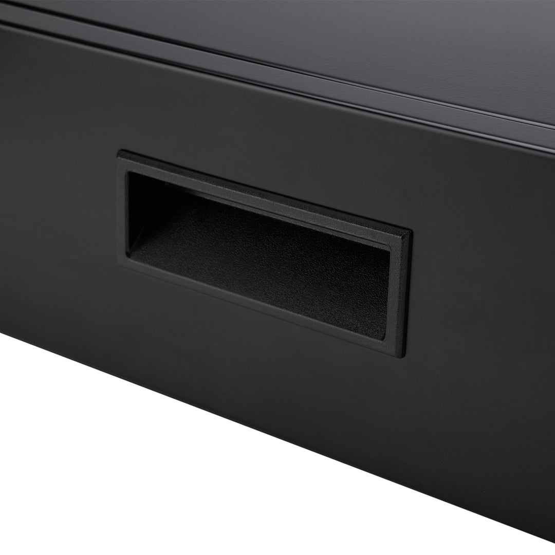 Organizador de gavetas ergonómico com fecho para secretária Maclean MC-461, preto, máx. 5 kg