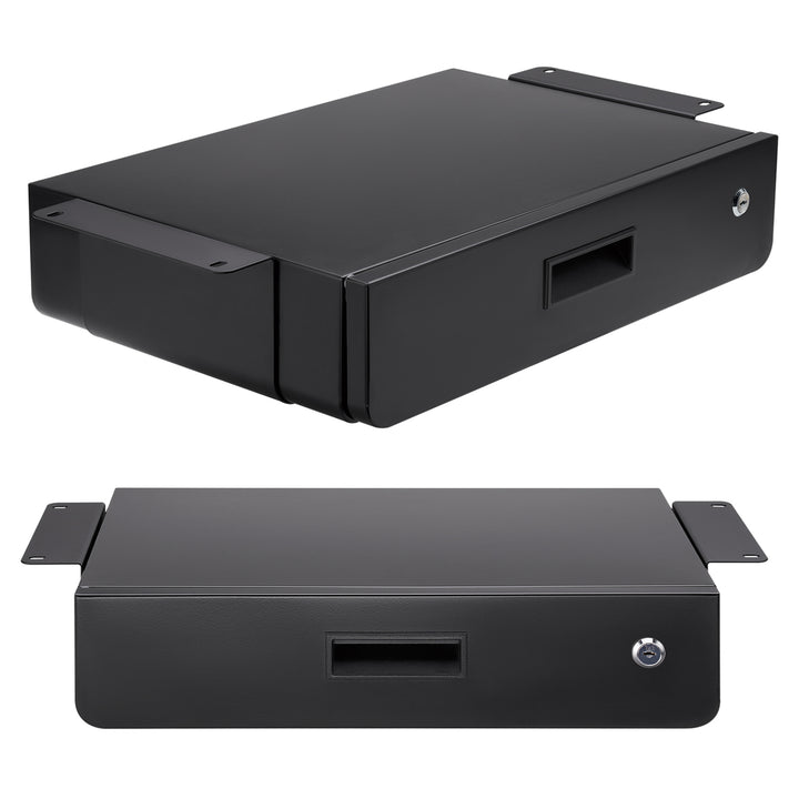 Organizador de gavetas ergonómico com fecho para secretária Maclean MC-461, preto, máx. 5 kg