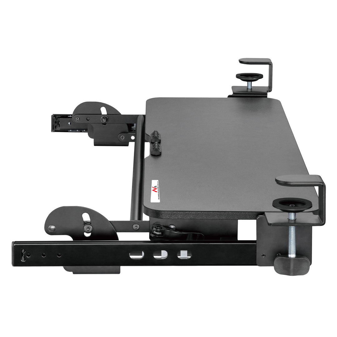 Suporte para teclado Maclean MC-462 sob a mesa, ajustável, máx. 5 kg, 67 x 24 cm