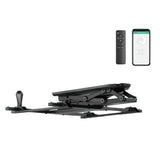 Maclean MC-880T - Suporte de TV elétrico inclinável (32-70") com controlo por aplicação, para tetos inclinados, inclui comando, até 35 kg, VESA 600 x 400 cm