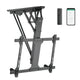 Maclean MC-880T - Suporte de TV elétrico inclinável (32-70") com controlo por aplicação, para tetos inclinados, inclui comando, até 35 kg, VESA 600 x 400 cm