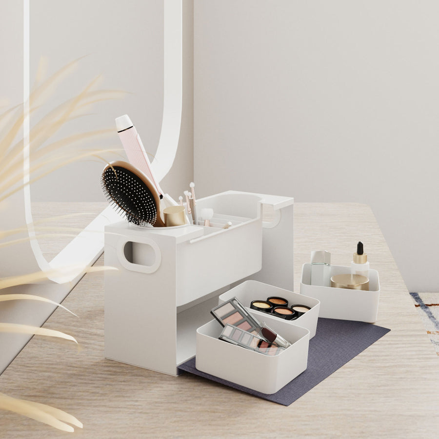 Organizador de maquilhagem universal Maclean MC-479 para cosméticos e artigos de higiene pessoal, carga máxima de 8 kg, 367 x 150 x 220 mm