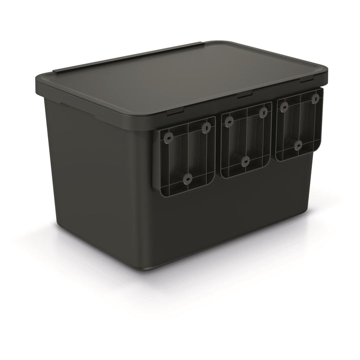 Papelera Keden SYSTEMA 2x10 + 23l - negro reciclaje