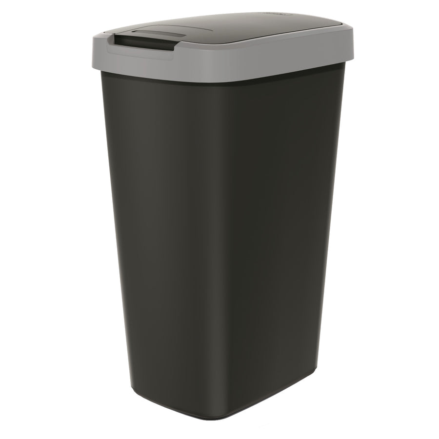 Keden COMPACTA Q Bin com tampa - cinza liso 45l