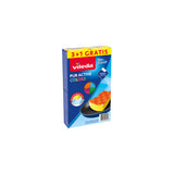 Set de 4 esponjas de diferentes colores - Vileda Pur Active Colors