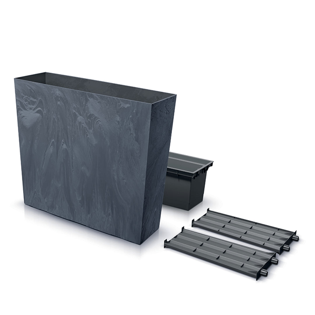 Vaso URBI CASE TOWER BETON EFFECT - antracite
