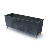 Vaso de flores Prosperplast URBI CASE BETON EFFECT N - antracite