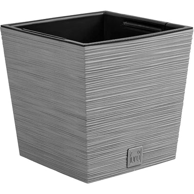 Prosperplast Furu Vaso baixo quadrado com inserção DFS240-422U - cor concreto (cinza)