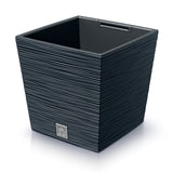 Prosperplast Furu Maceta cuadrada baja con inserto DFS300-S433 - color antracita
