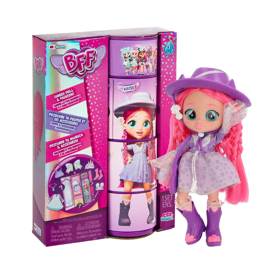 Conjunto de bonecas Katie Cry Babies BFF com acessórios IMC904347