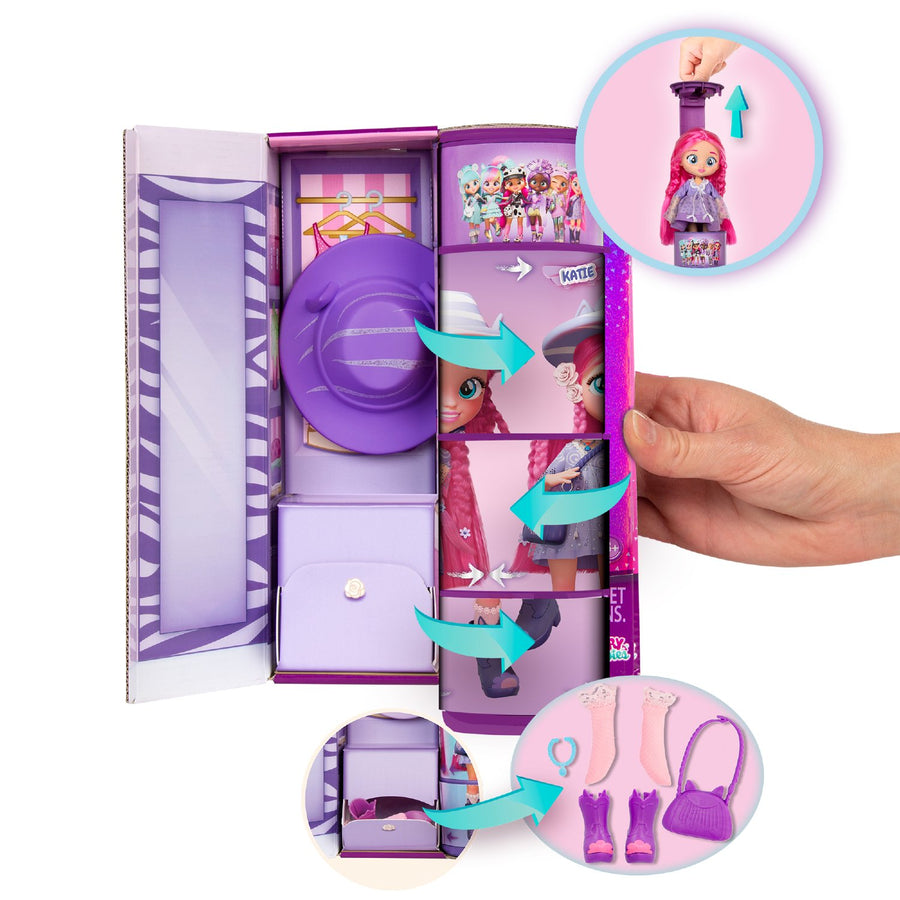 Conjunto de bonecas Katie Cry Babies BFF com acessórios IMC904347