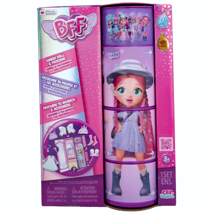 Conjunto de bonecas Katie Cry Babies BFF com acessórios IMC904347