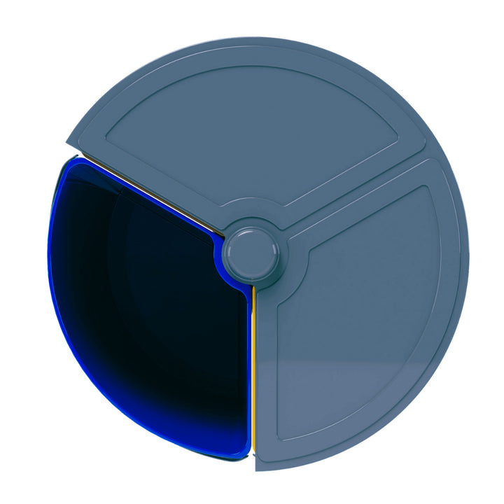 ECOBIN + cubo giratorio para separación de residuos con tapa