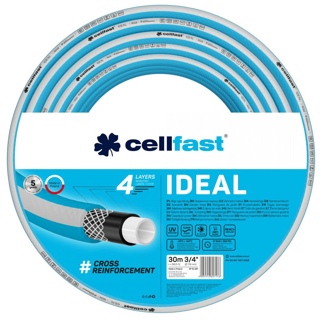 Mangueira de jardim CELLFAST IDEAL Mangueira de 4 camadas 3/4 30m 10-261