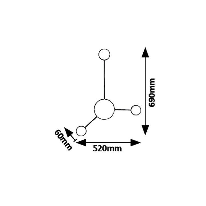 Aplique Rabalux Amadeo LED 10,5W 4 000 K 6259