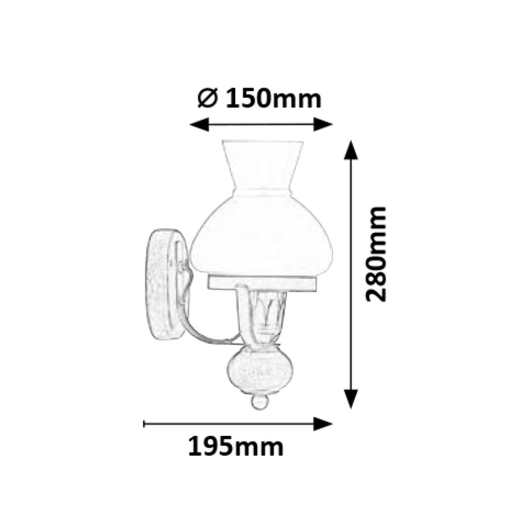 Rabalux Petronel 7077 Lámpara de pared para salón comedor dormitorio
