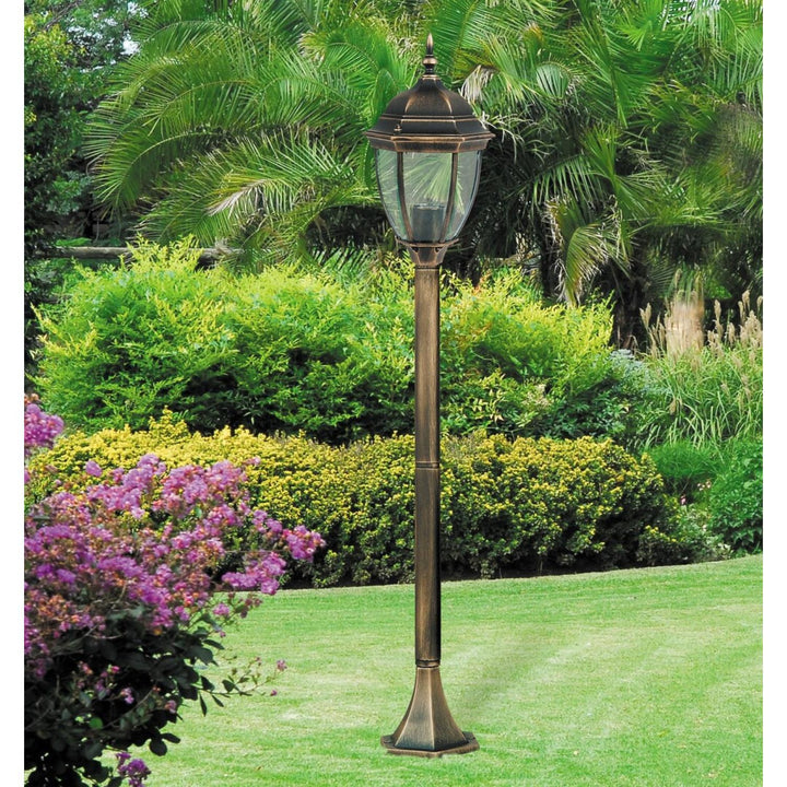 Lámpara clásica oro antiguo Rabalux Toronto E27 60 W IP44