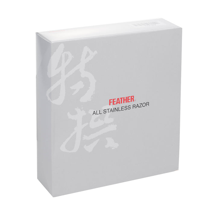 Navalha Feather AS-D2 e 5 lâminas de barbear em aço inoxidável - qualidade japonesa