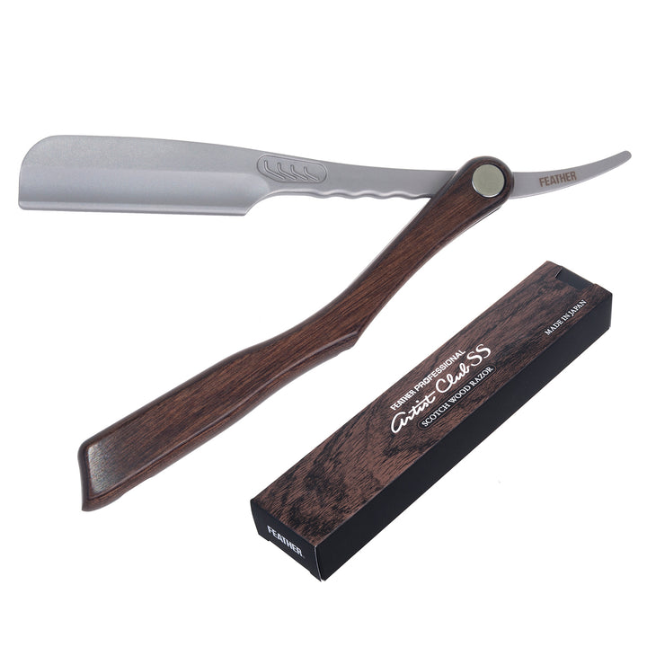 Lâminas de barbear ACS-RSW Feather Professional Artist Club Scotch Wood