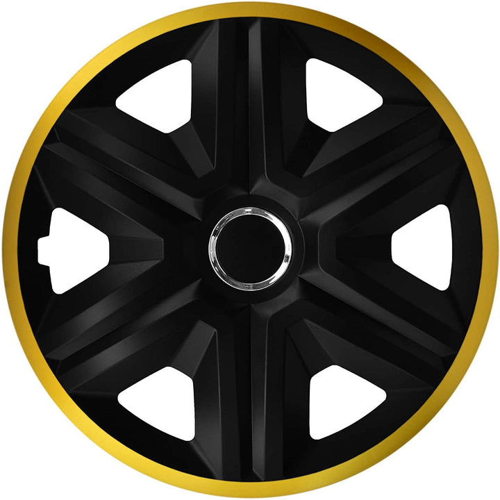 Juego de tapacubos NRM 14" FAST LUX oro tapacubos universal 4 piezas
