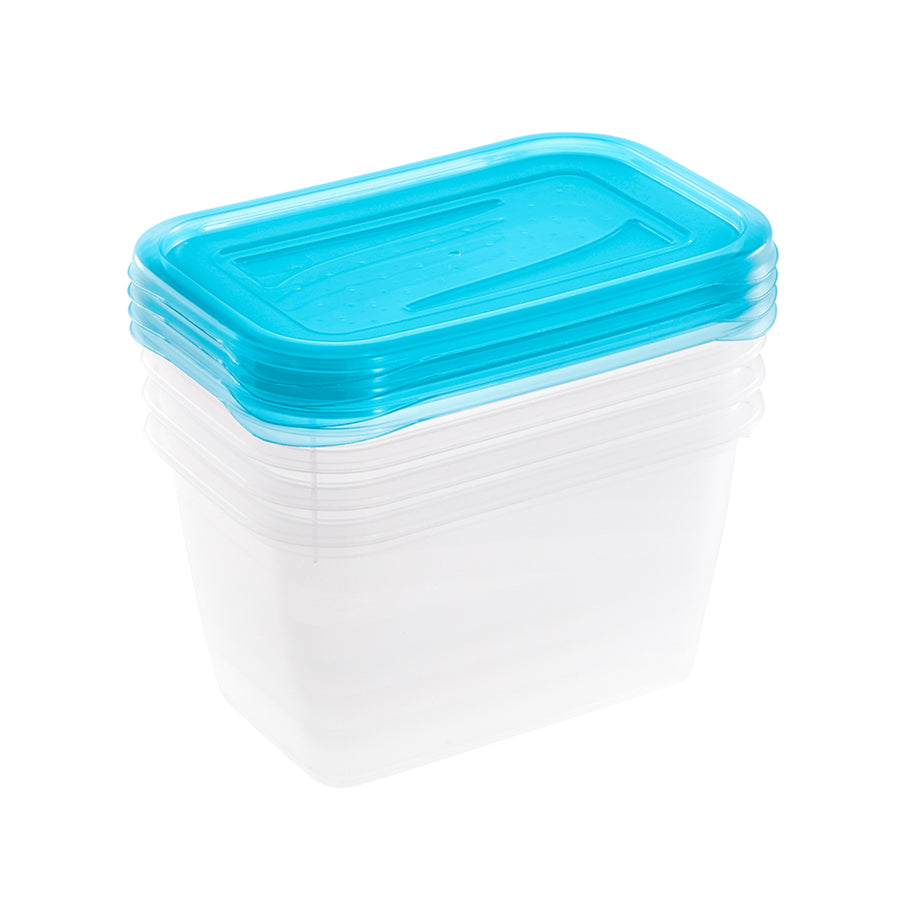 Juego de 4 recipientes Keeeper Fredo Fresh de 0,75 l para alimentos
