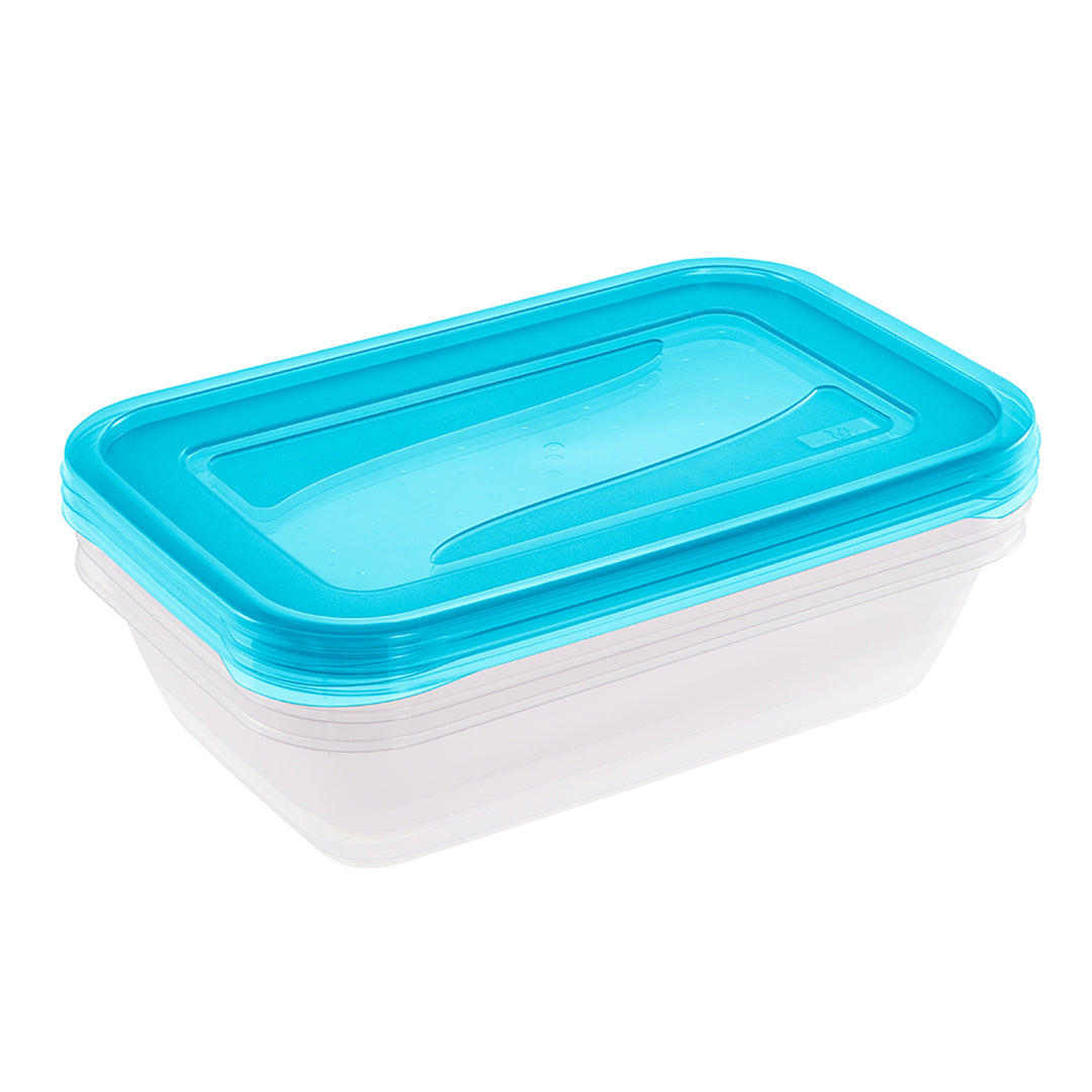 Pacote de 3 recipientes para alimentos Keeper Fredo Fresh 2,4L