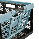 Cesta de compras dobrável de plástico azul Keepeper