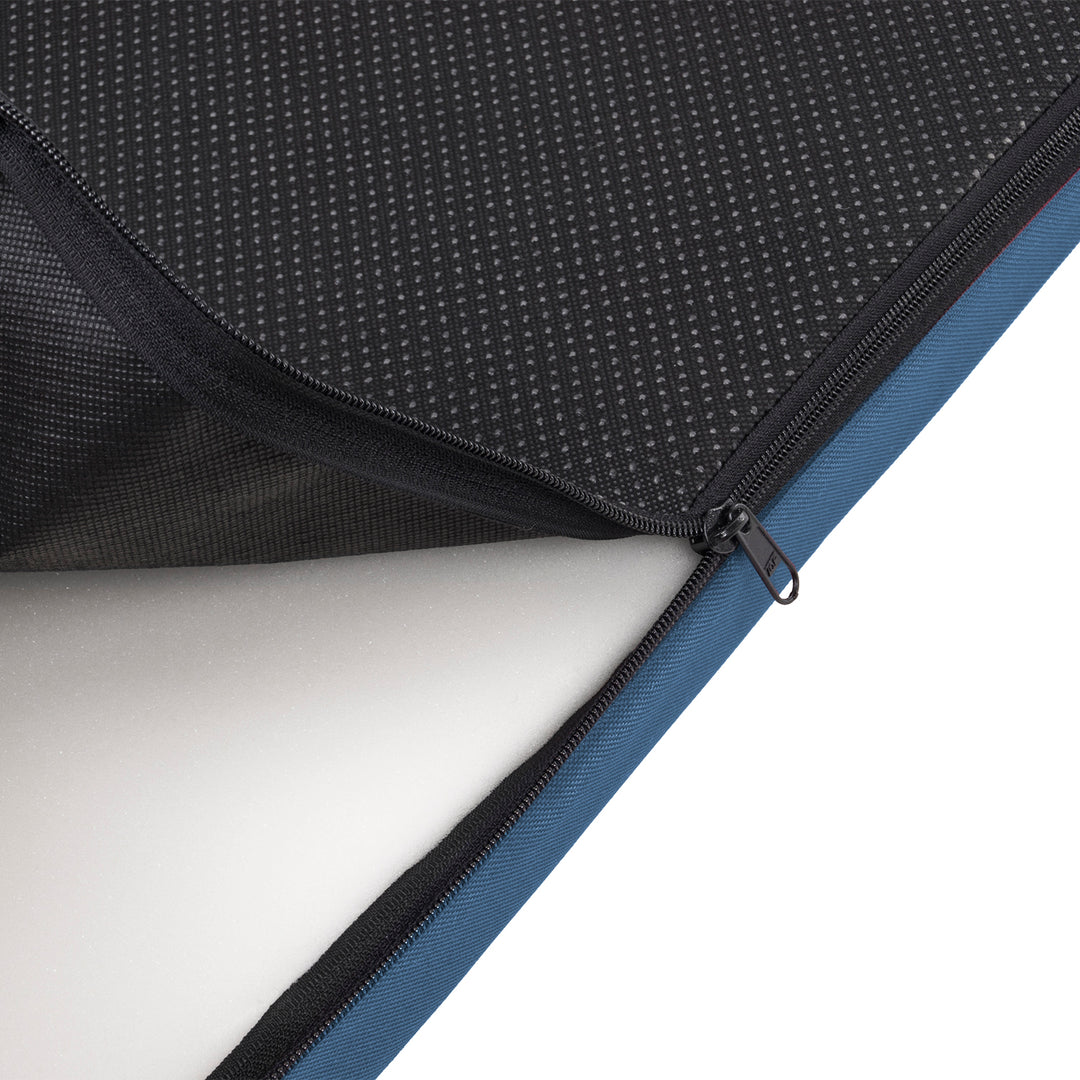 Colchão de cama xadrez Mestizo Vigo para cachorro gato tapete para animais de estimação (80x60x5cm) em azul/branco