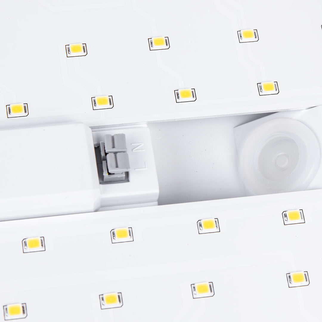 Maclean MCE466 W LED Luz de número de porta, sensor de crepúsculo e movimento, regulável, 20 W, IP65, cor neutra (4000 K), 1600 lm