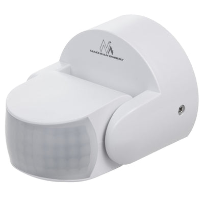 Detector de movimento PIR Maclean MCE468 W, infravermelho, IP65, branco, alcance de 12 m, carga máxima de 600/1200 W