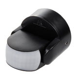 Detector de movimento PIR Maclean MCE468 B, infravermelho, IP65, preto, alcance de 12 m, carga máxima de 600/1200 W