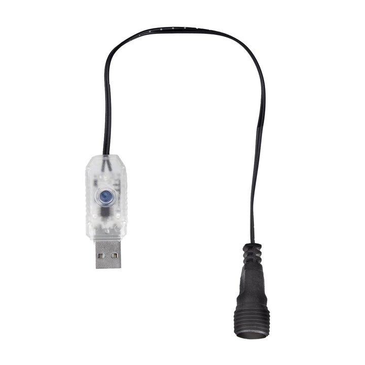 Luzes de jardim LED Maclean MCE424 2 em 1, alimentadas a energia solar ou USB, 20 lâmpadas, IP44, 3 W, 10 lm, 3000 K, 2 baterias recarregáveis de 600 mAh, 5 V DC, 7 m