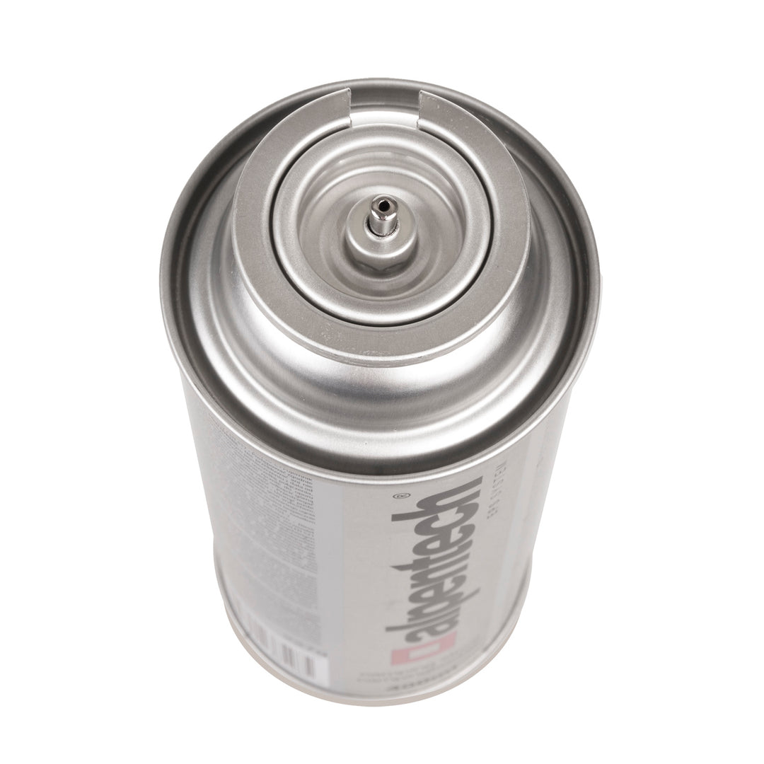 14 cartuchos de gás Alpentech de 380 ml, certificação: Pi 0875, em conformidade com a norma EN521, butano, gama de funcionamento de -10 °C a +40 °C, IK300